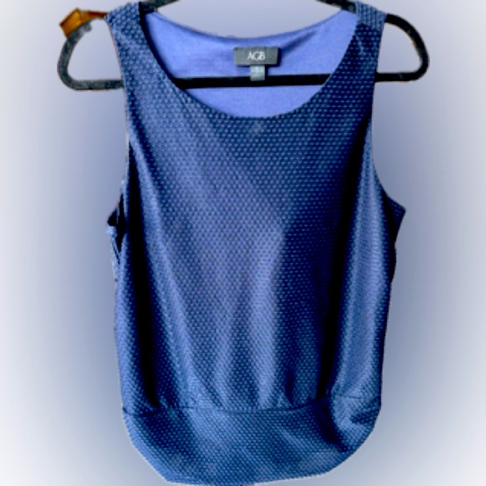 AGB Stylish Dress Top M Navy